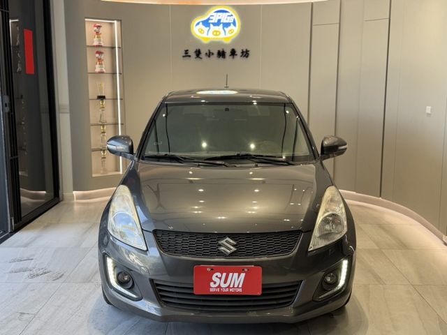 2014年式 SWIFT 1.2GLX  里程僅8萬 I-KEY  循跡 定速 實車實價可貸款  第1張相片