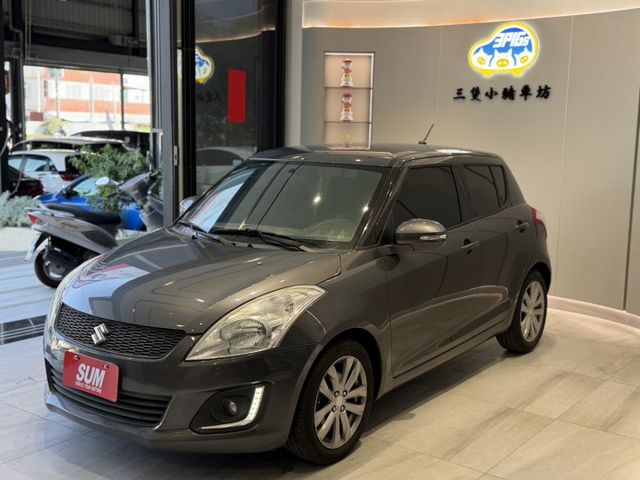 2014年式 SWIFT 1.2GLX  里程僅8萬 I-KEY  循跡 定速 實車實價可貸款  第3張相片