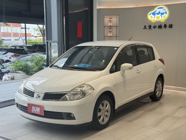 2012 日產 TIIDA 五門 白色 1.8L 認證車 里程保證 實車實價 倒車顯影 恆溫空調 定速巡航  第3張相片