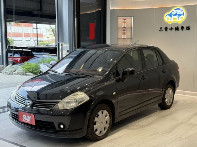 2014 日產 Tiida 黑色 1.6 四門 傳奇版 認證車 里程保證 實車實價 好車推薦  第3張相片