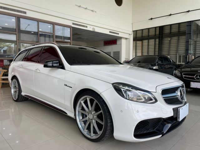 2014 歐規 M-Benz 小改款 E63 AMG S 4Matic Estate WORK鋁圈 陶煞 23P  第1張相片
