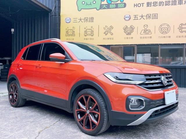 2020 Volkswagen T-Cross 230 TSI Style Design 原廠保養 里程僅跑六萬七  第1張相片