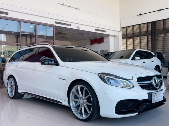2014 歐規 M-Benz 小改款 E63 AMG S 4Matic Estate WORK鋁圈 陶煞 23P  第1張相片