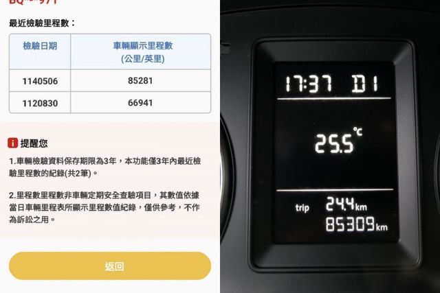 2020年式，貨式自排稅金僅7500元，1年僅跑1.3萬，SUM認證車，全台保固，安卓機，CP值超高，可全額貸款唷~  第7張相片