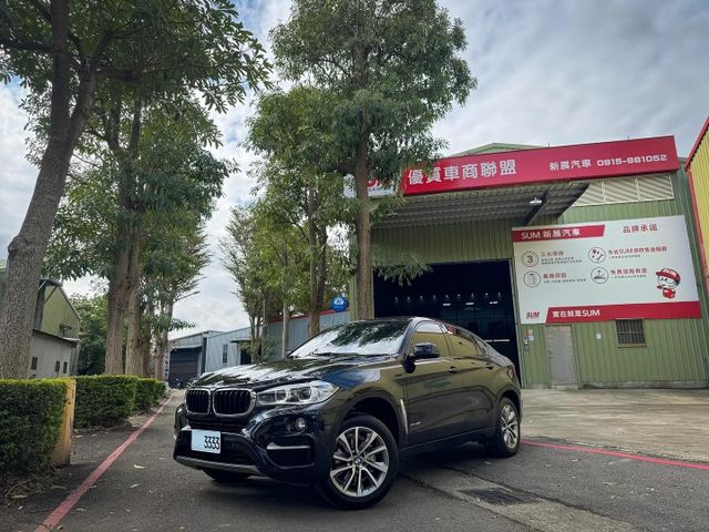 現主時 免百萬 過年前90左右開回家 2016 BMW X6 xDrive35i 總代理 原鈑件 跑少  第1張相片