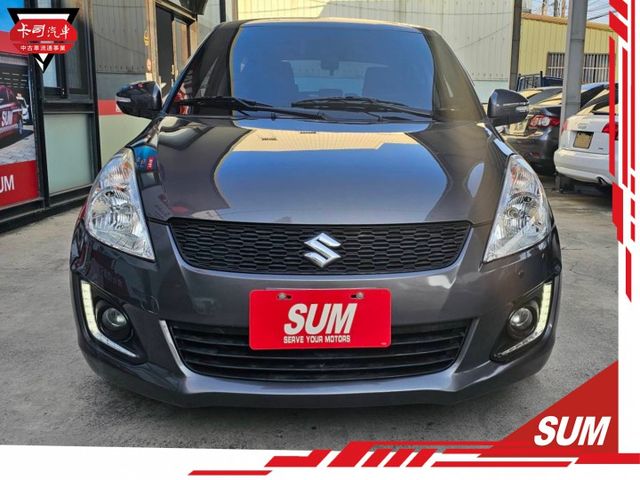 2014年 SWIFT 一手車，定速，導航，IKEY，ABS，兒童安全鎖，ISOFIX，胎壓監控，數位電視，霧燈  第1張相片