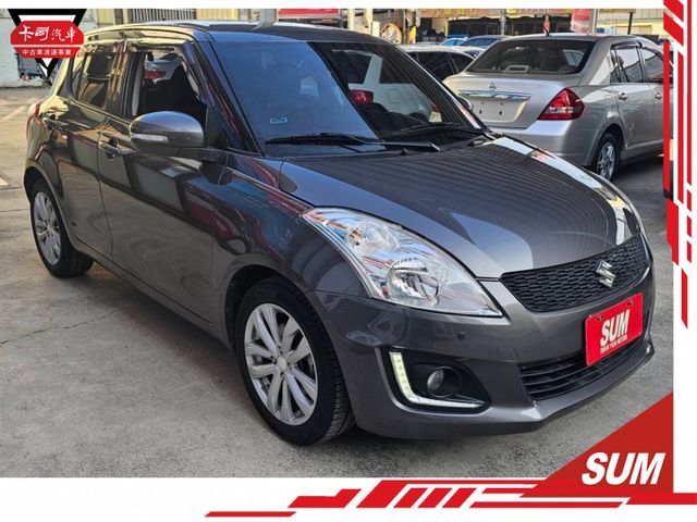 2014年 SWIFT 一手車，定速，導航，IKEY，ABS，兒童安全鎖，ISOFIX，胎壓監控，數位電視，霧燈  第2張相片
