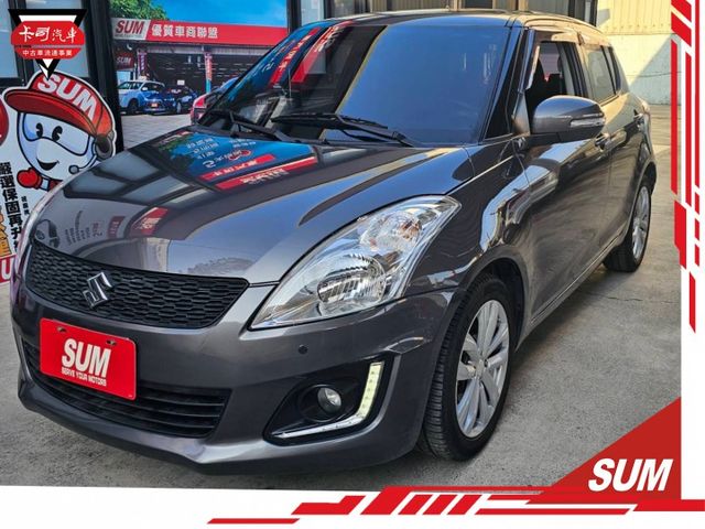2014年 SWIFT 一手車，定速，導航，IKEY，ABS，兒童安全鎖，ISOFIX，胎壓監控，數位電視，霧燈  第3張相片