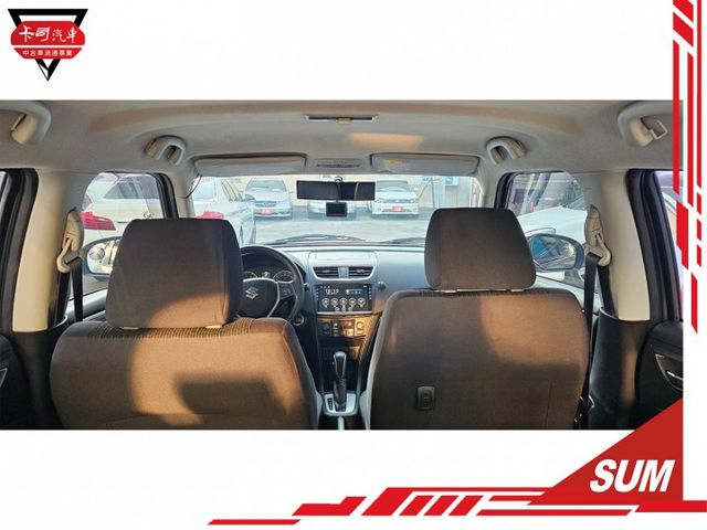 2014年 SWIFT 一手車，定速，導航，IKEY，ABS，兒童安全鎖，ISOFIX，胎壓監控，數位電視，霧燈  第10張相片