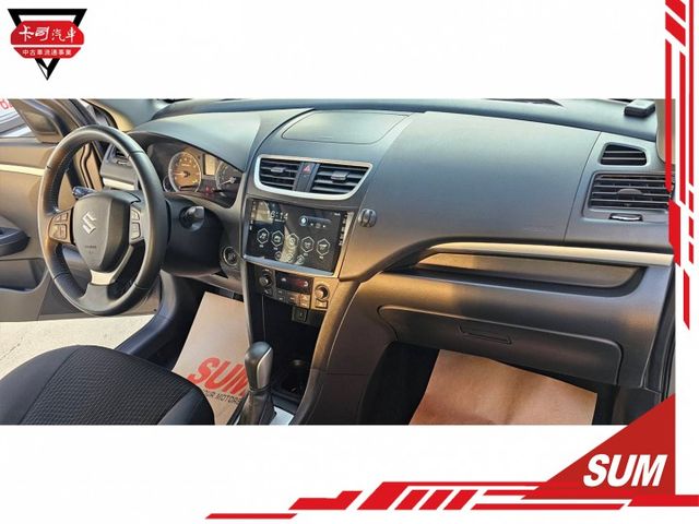 2014年 SWIFT 一手車，定速，導航，IKEY，ABS，兒童安全鎖，ISOFIX，胎壓監控，數位電視，霧燈  第12張相片