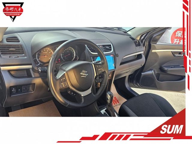 2014年 SWIFT 一手車，定速，導航，IKEY，ABS，兒童安全鎖，ISOFIX，胎壓監控，數位電視，霧燈  第13張相片