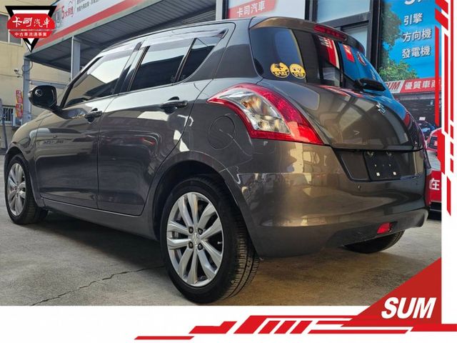 2014年 SWIFT 一手車，定速，導航，IKEY，ABS，兒童安全鎖，ISOFIX，胎壓監控，數位電視，霧燈  第8張相片