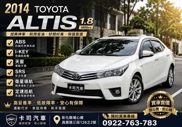 ˏˋ 神車就是神車 ˎˊ˗ 經典白色車身✧˳⁺⁎ 耐看又大方✧ᵕ̈ 低里程實跑✅ 電動天窗✅I-KEY免鑰✅多功能安卓機  第1張相片