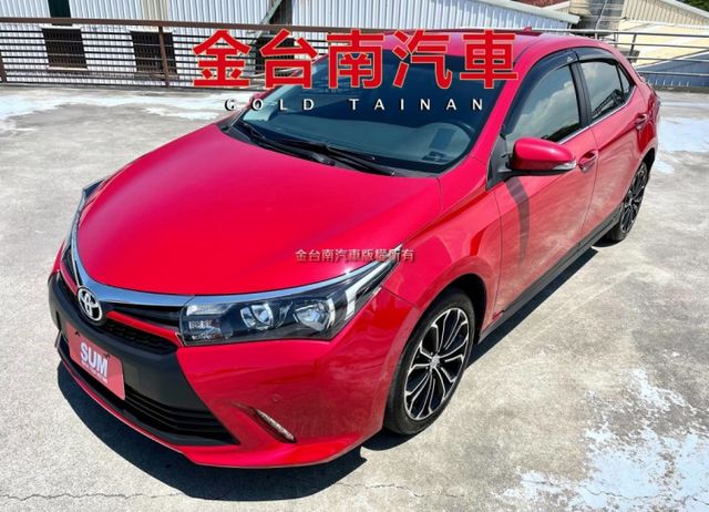 可網購!炫魅紅 X尊爵版 市面稀有 iKEY TCS 只跑6.6萬 導航 原廠保養 擾流尾翼 免頭款不用殺價就很便宜!  第1張相片