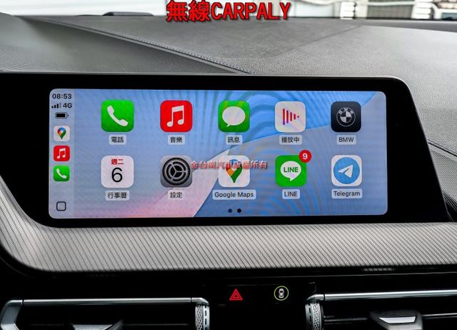 220i GC 總代理 一手車 只跑1萬 全車原版件 M套件 雙電動椅 NAVI AEB 盲點 車載系統 可全貸!  第18張相片