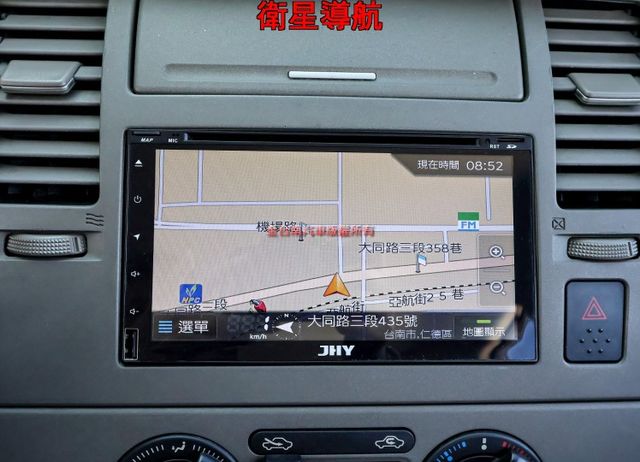 只跑10.7萬 全車原鈑件 影音 衛星導航 倒車顯影 雙安 鋁圈 皮椅 里程保證 代步最佳選擇!  第13張相片