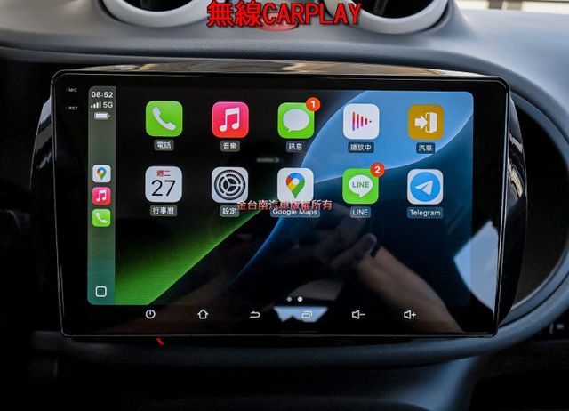 66KW PURE渦輪版 白黑雙色 安卓影音 無線CARPLAY 恆溫 ABS 全車五安 少跑全車原板件 可全貸!  第16張相片
