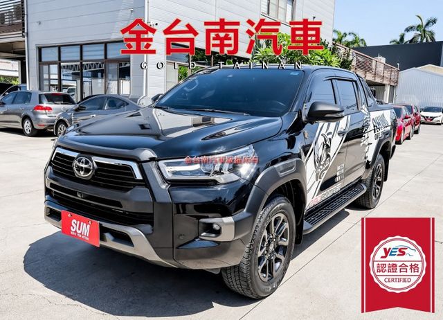 4WD 雙廂 選配影音特仕 車斗捲簾及置物架 跑3.8萬 環景 HUD 雙電動通風椅 ACC 車載系統 原鈑件 原廠保養  第1張相片