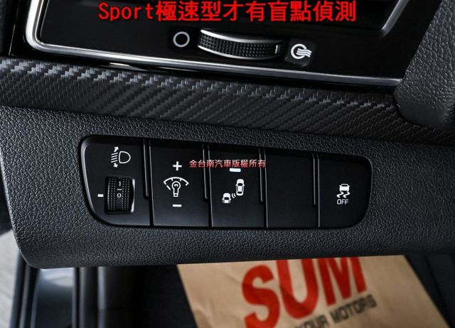 Sport極速型 19年式 電動椅 空力套件 204匹馬力 盲點 倒車顯影 原廠保養 全車原板件 可全貸!  第12張相片