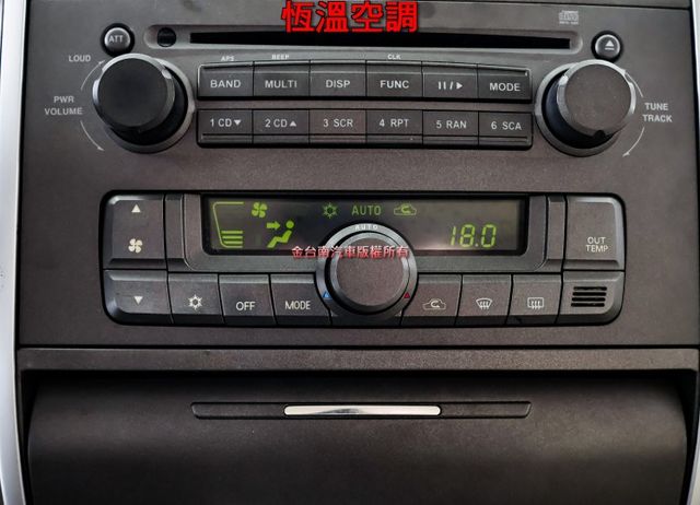 七人座✓只跑8.9萬✓一年只跑四千多✓全車原板件✓天窗✓恆溫✓ABS✓雙安✓不用殺價就很便宜✓  第18張相片