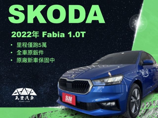 影片賞車✦Fabia 1.0T 里程僅跑5萬 全車原鈑件 全車LED.免鑰匙.數位儀表.ACC跟車.Car Play  第1張相片