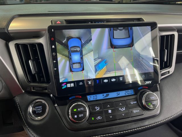 影片賞車✦ RAV4 2.0尊爵 升級原廠精裝買到賺到! 安卓影音.360環景.重低音喇叭.電動椅.定速 全車原鈑件  第15張相片