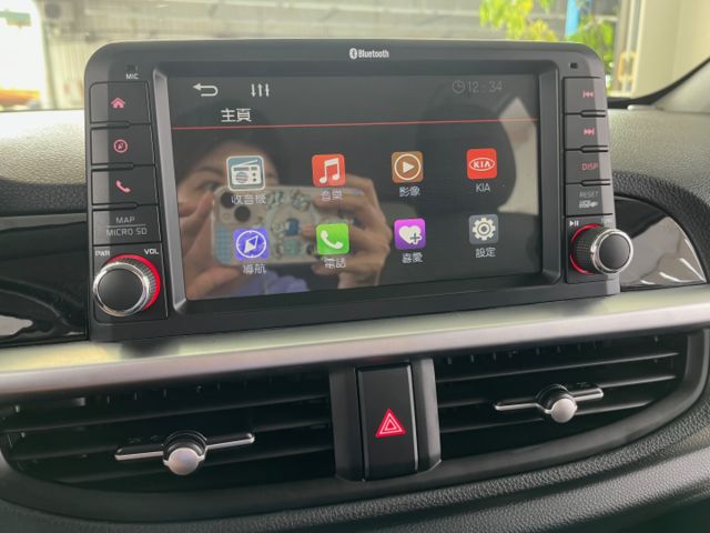 影片賞車✦Picanto X-Line版 里程僅跑7萬多 全車原鈑件 7安.LED晝行燈.免鑰匙.定速.倒車影像.煞停  第17張相片