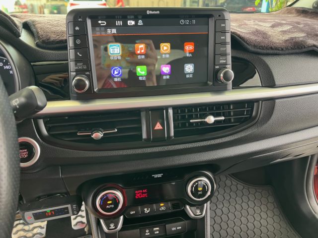 影片賞車✦Picanto X-Line版 里程僅跑3萬多 全車原鈑件 7安.LED晝行燈.免鑰匙.定速.倒車影像.盲點  第16張相片