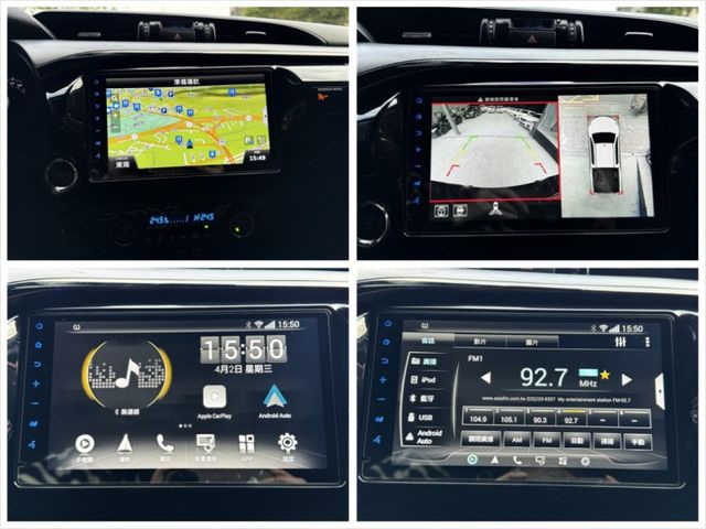 2.8渦輪 4WD 環景 ACC 氣氛登 高蓋後車廂 導航 顯影 I-KEY 摸門 側踏板 電動椅 車道偏移  第20張相片