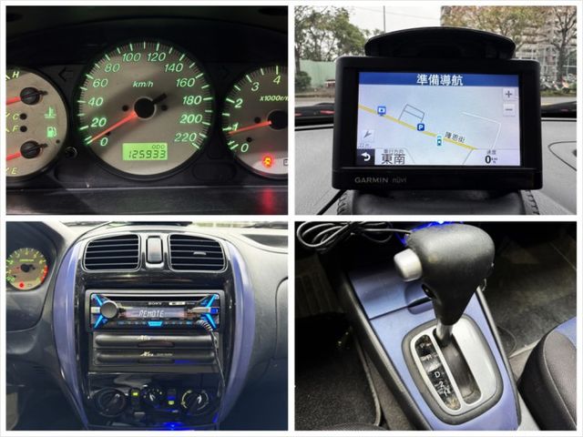 1.6 Aero XT 特仕版 天窗 鴨尾 導航 雙色內裝 倒車雷達 全新電瓶 空力套件 魚眼 16圈 剛保養好  第17張相片