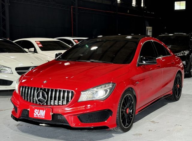 CLA250 2.0渦輪 總代理 PLUS 全景 AMG 大安卓機 環景 平盤 雙電動椅 18夜色圈 空套 鴨尾 H/K  第1張相片