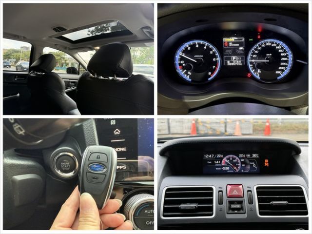 2.0 渦輪 4WD 運動版 Eyesight 全車空套 CarPlay 天窗 盲點 前後顯影 行車紀錄器 電動座椅  第17張相片