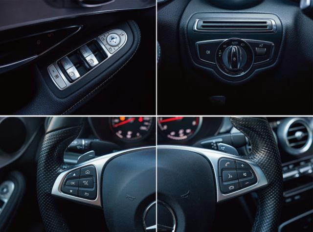 AMG、里程5萬多、渦輪增壓、電動座椅、自動停車、天窗、倒車顯影、免KEY、換檔撥片、電動腰靠、空力套件  第12張相片