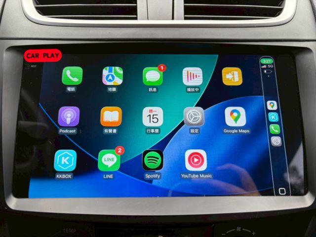 ☑運動版☑SPORT☑I-KEY☑恆溫☑HID頭燈☑17吋運動輕量化鋁圈☑CarPlay☑倒車顯影☑衛星導航  第9張相片