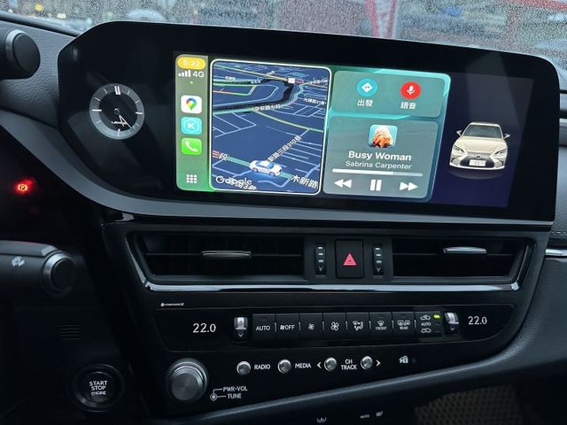 稀有ES250 F-SPORT版 全車環景 ACC全速域跟車 CarPlay 記憶雙電動椅 原廠保固中 內容有詳細照片  第16張相片