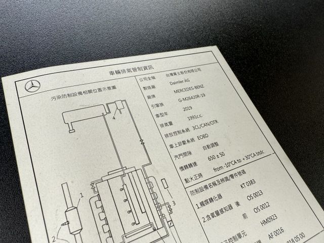 19年 新車400萬 2.0輕油電 299匹馬力 AMG GT63套件 總代理  省油省稅又會跑 6秒100  第19張相片