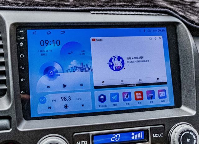 CIVIC1.8 EX-S 方向盤音控 升級安卓主機 衛星導航 倒車顯影 優質代步⾞⼜來了要買的動作要快只有⼀台  第12張相片