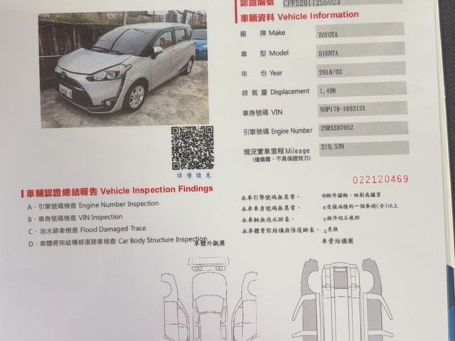 Toyota  SIENTA  第14張相片