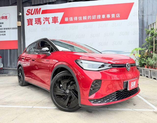 GTX，代表 Volkswagen 純電家族的性能旗艦！雙馬達 四輪驅動 大容量鋰電池 續航力最高約 502公里（WL  第1張相片
