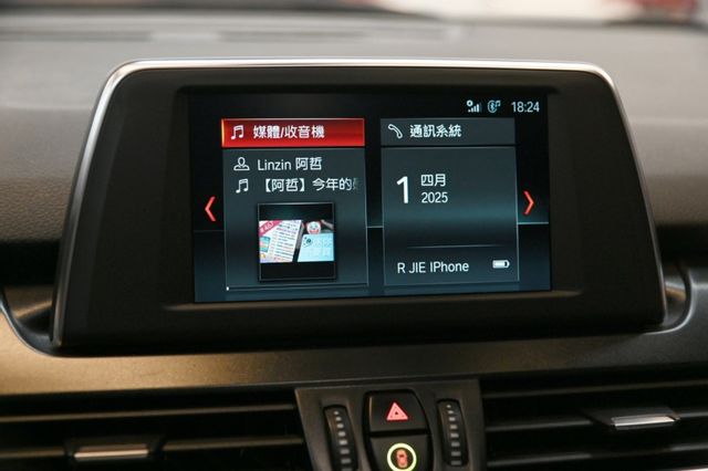 與新車百萬價差輕鬆入主BMW～小改款~升級SPORTline套件+17鋁圈＋雙前電動椅＋倒車顯影＋電尾門～滿滿配備快搶購  第19張相片