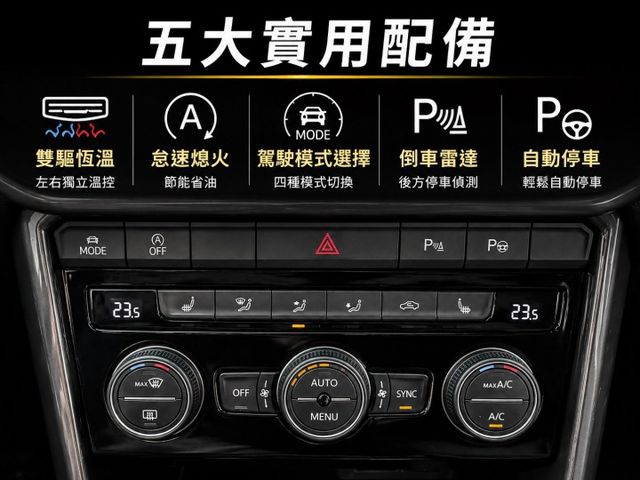 T-ROC 1.5 Design 一手車  全車原鈑 跑4.8萬公里 原廠保養  ACC 盲點  CAR PLAY  第11張相片