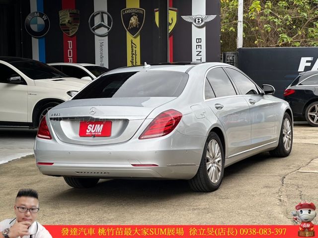 BENZ S350 LWB 2015年 柴 3.0 銀黑 1889 TCBU  第19張相片