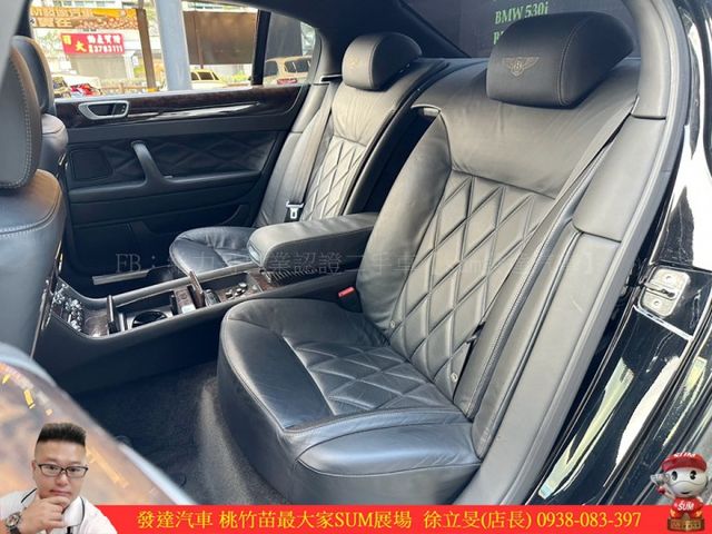 賓利 CONTINENTAL FLYING SPUR 2007年 6.0 黑  第5張相片
