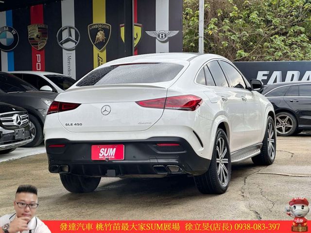 BENZ GLE450 COUPE 4MATIC 2021年 3.0 白 8678  第16張相片