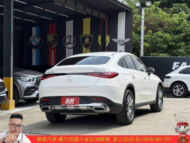 BENZ GLC200 4MATIC COUPE 2024年 2.0 白 0903  第19張相片