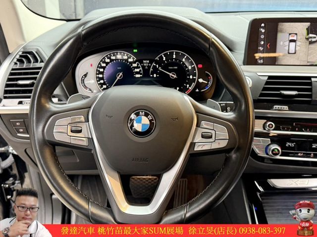 BMW X3 30I 2017年10月 2.0 黑 1998 順  第11張相片