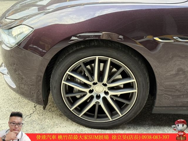 瑪莎拉蒂 GHIBLI 柴油 2015年 3.0 紅 1511 順  第3張相片