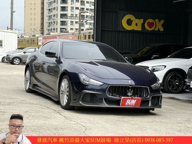 瑪莎拉蒂 GHIBLI 柴 2015年 3.0 藍 5778  第2張相片