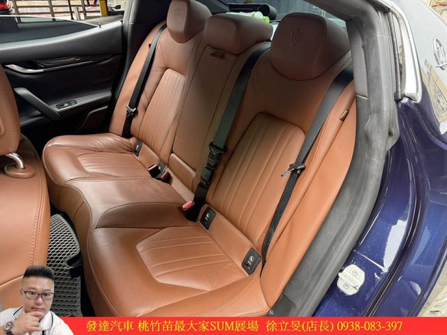 瑪莎拉蒂 GHIBLI 柴 2015年 3.0 藍 5778  第6張相片