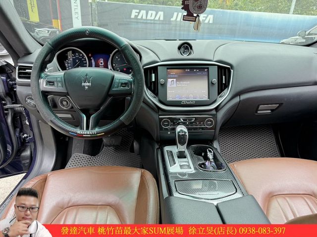 瑪莎拉蒂 GHIBLI 柴 2015年 3.0 藍 5778  第10張相片